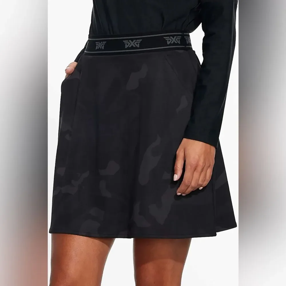 PXG Fairway Camo Flare Skort XS BuiltIn Shorts Tennis Pickleball Golf Activewear